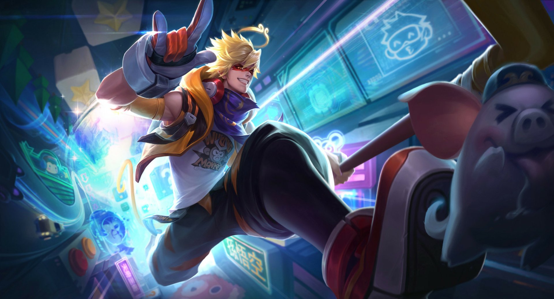 Download Wukong (Arena Of Valor) Video Game King Of Glory HD Wallpaper by Cindy Feng