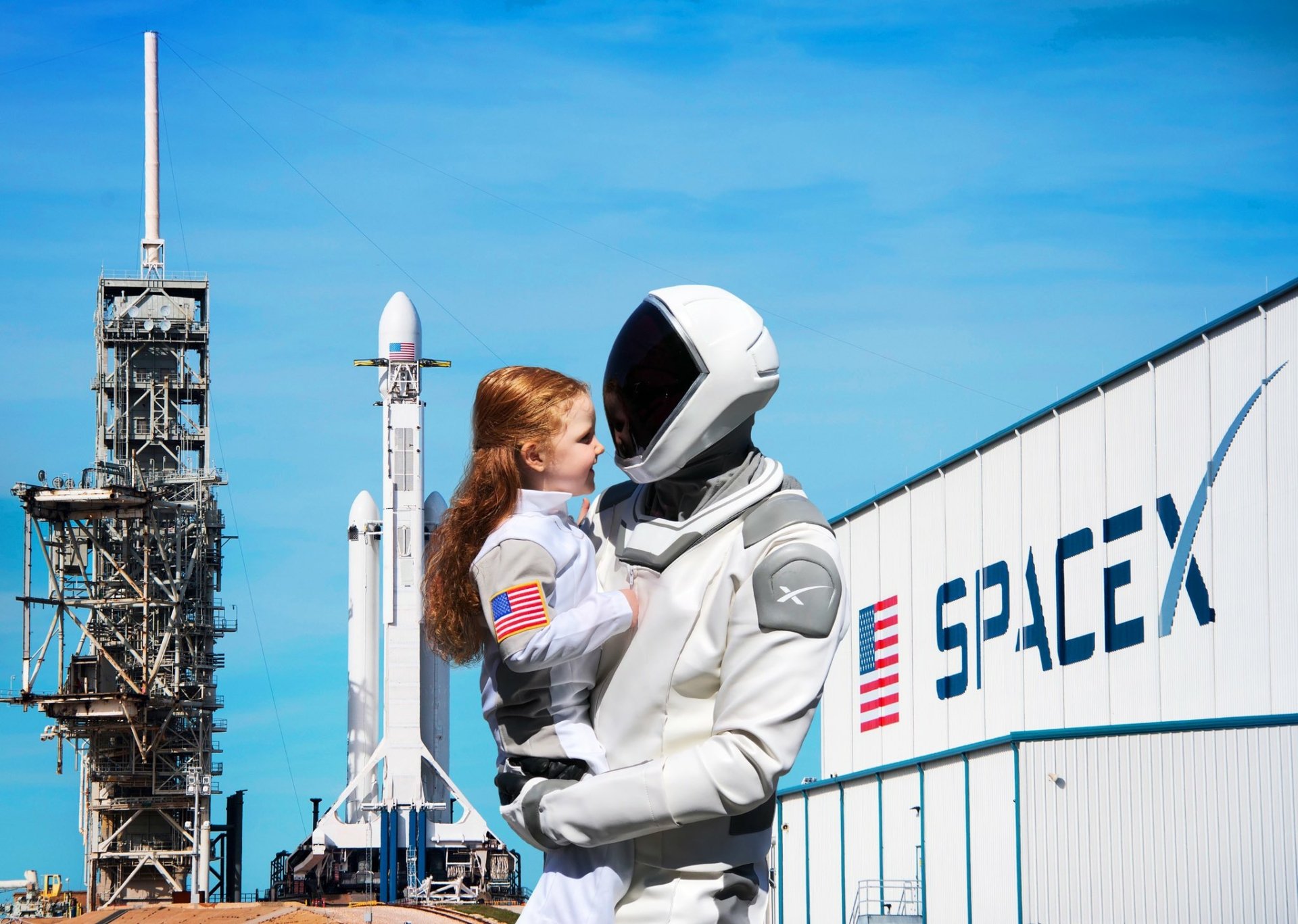 Download Rocket Spacesuit Technology SpaceX HD Wallpaper by RealLifeStarman