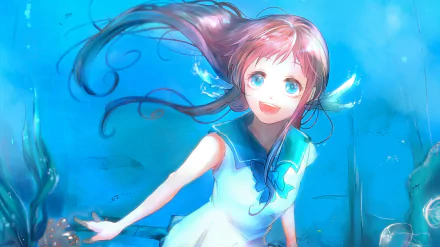 Manaka Mukaido Anime Nagi no Asukara HD Desktop Wallpaper | Background Image
