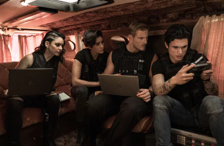 Paola Nuñez Charles Melton Vanessa Hudgens Alexander Ludwig movie Bad Boys for Life HD Desktop Wallpaper | Background Image