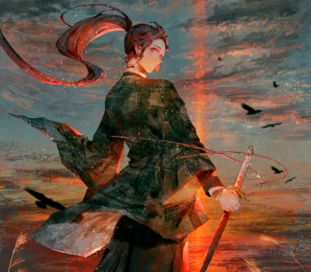 Tanjiro Kamado Anime Demon Slayer: Kimetsu no Yaiba HD Desktop Wallpaper | Background Image