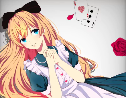 blonde blue eyes Anime Original HD Desktop Wallpaper | Background Image