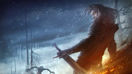 warrior Geralt of Rivia TV Show The Witcher HD Desktop Wallpaper | Background Image