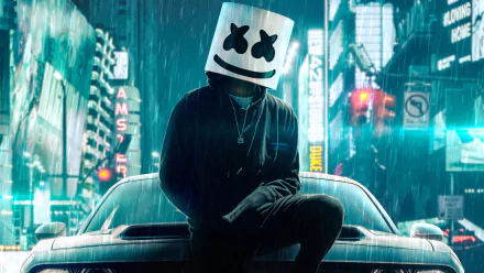 Marshmello (DJ) music HD Desktop Wallpaper | Background Image