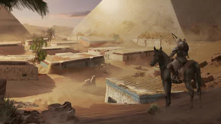 pyramid Bayek Of Siwa Assassin's Creed video game Assassin's Creed Origins HD Desktop Wallpaper | Background Image