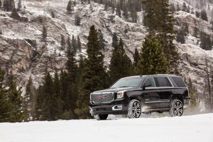 SUV black car car GMC vehicle GMC Yukon Denali HD Desktop Wallpaper | Background Image