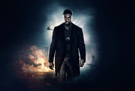 Chadwick Boseman movie 21 Bridges HD Desktop Wallpaper | Background Image