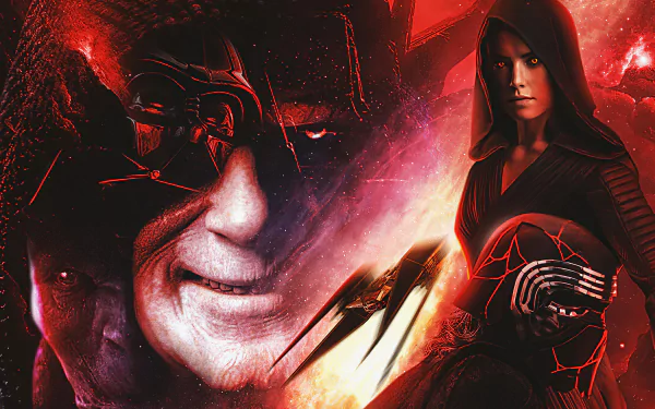 Kylo Ren Sith (Star Wars) Emperor Palpatine Star Wars Rey (Star Wars) movie Star Wars: The Rise of Skywalker HD Desktop Wallpaper | Background Image