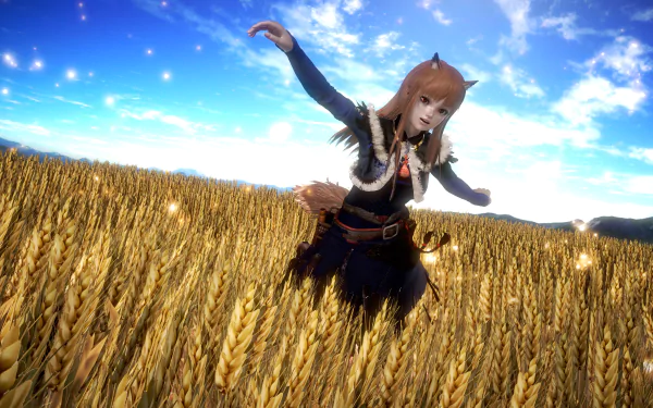 Holo (Spice & Wolf) Anime Spice and Wolf HD Desktop Wallpaper | Background Image