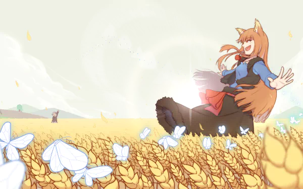 Kraft Lawrence Holo (Spice & Wolf) Anime Spice and Wolf HD Desktop Wallpaper | Background Image