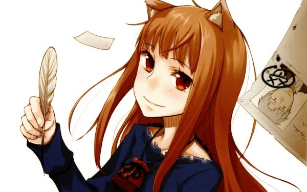 Anime Spice and Wolf Holo Kraft Lawrence HD Wallpaper | Background Image