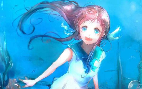 Manaka Mukaido Anime Nagi no Asukara HD Desktop Wallpaper | Background Image