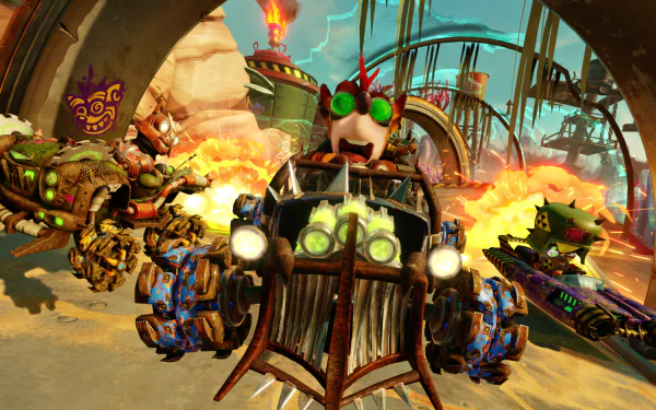 Crash Team Racing Nitro Fueled video game Crash Team Racing HD Desktop Wallpaper | Background Image