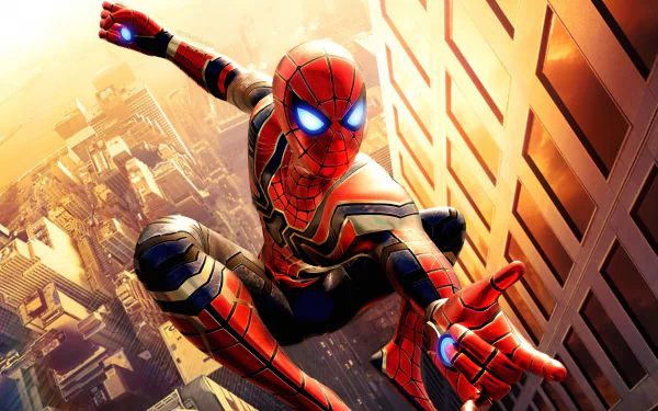 Iron-Spider Peter Parker spider man movie Avengers: Infinity War HD Desktop Wallpaper | Background Image