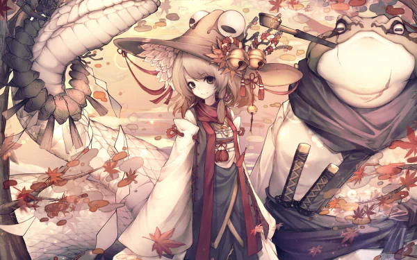 Suwako Moriya Anime Touhou HD Desktop Wallpaper | Background Image