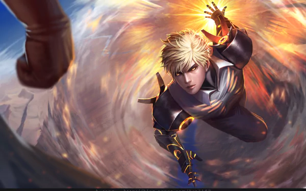 Genos (One-Punch Man) Anime One-Punch Man HD Desktop Wallpaper | Background Image