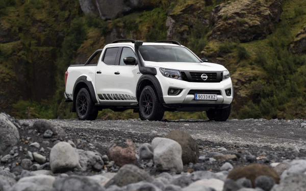 white car car Nissan vehicle Nissan Navara HD Desktop Wallpaper | Background Image