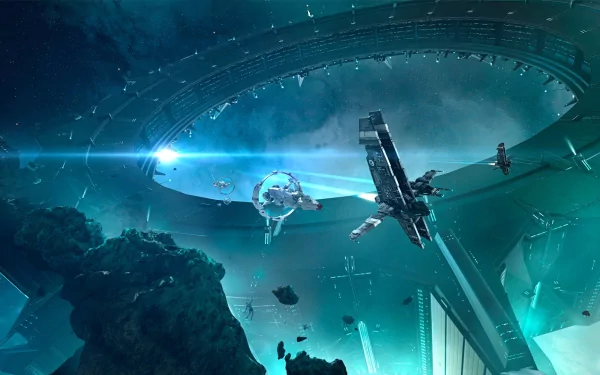 Drifter Hive (EVE Online) Drifters (EVE Online) space station spaceship space video game EVE Online HD Desktop Wallpaper | Background Image