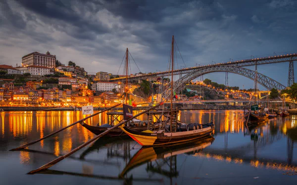 Portugal cityscape water man made Porto HD Desktop Wallpaper | Background Image