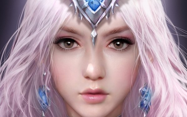 Fantasy Women Face HD Wallpaper | Background Image