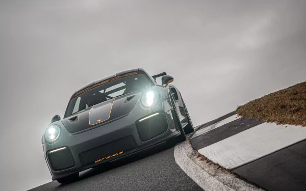 race car silver car car Porsche Porsche 911 vehicle Porsche 911 GT2 RS HD Desktop Wallpaper | Background Image