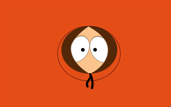 Kenny McCormick minimalist TV Show South Park HD Desktop Wallpaper | Background Image