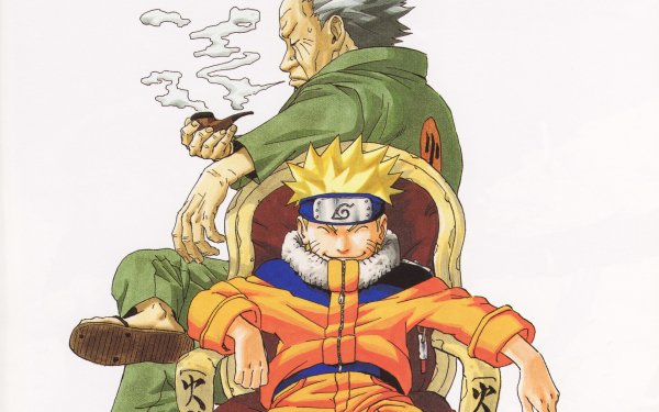 Anime Naruto Naruto Uzumaki Hiruzen Sarutobi HD Wallpaper | Background Image