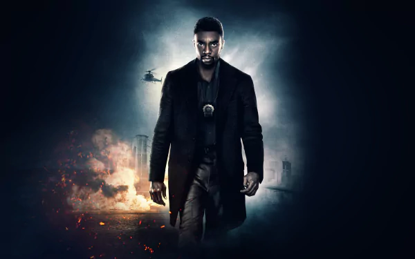 Chadwick Boseman movie 21 Bridges HD Desktop Wallpaper | Background Image