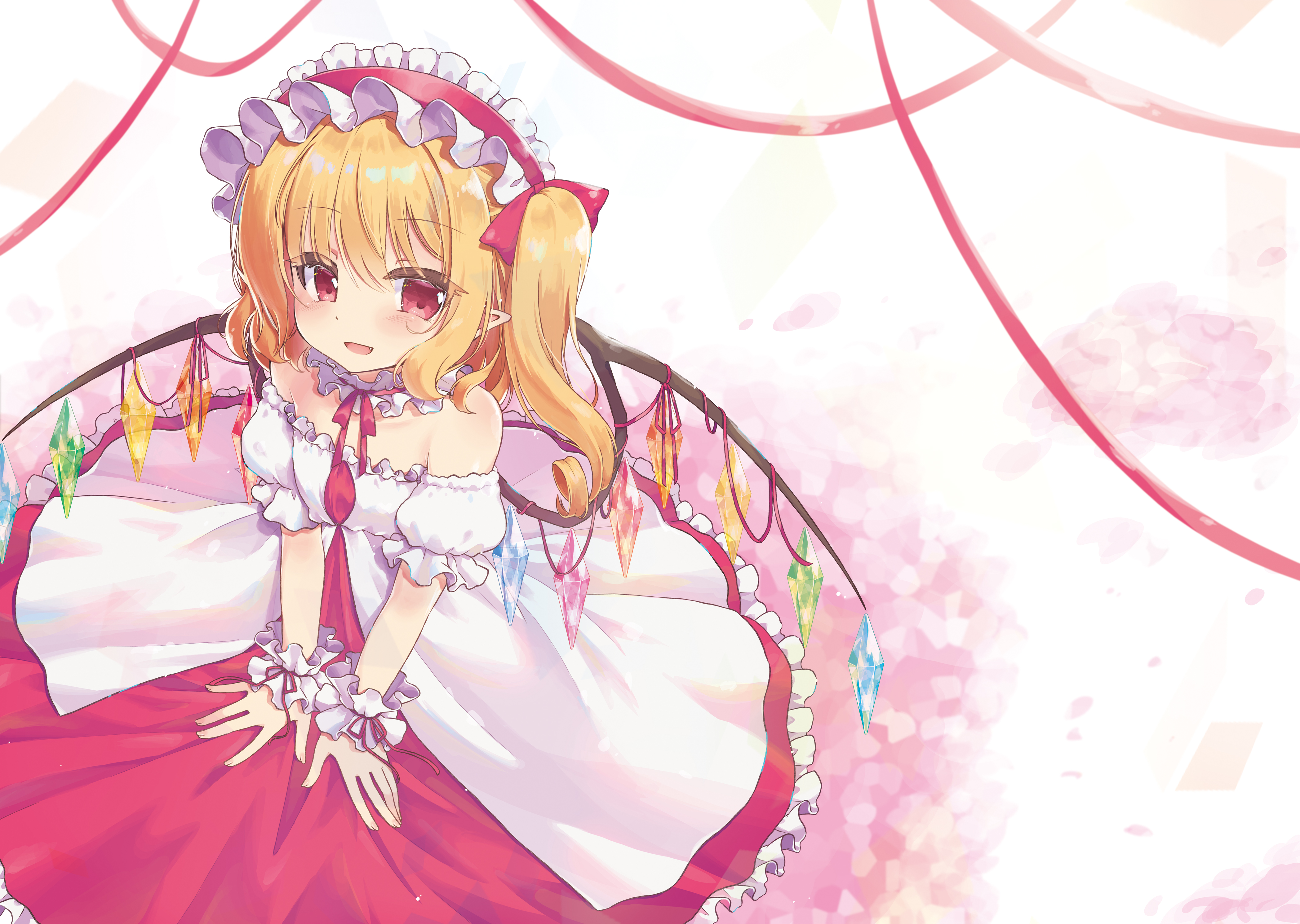 Download Flandre Scarlet Anime Touhou 4k Ultra Hd Wallpaper By 紅色くらげ 