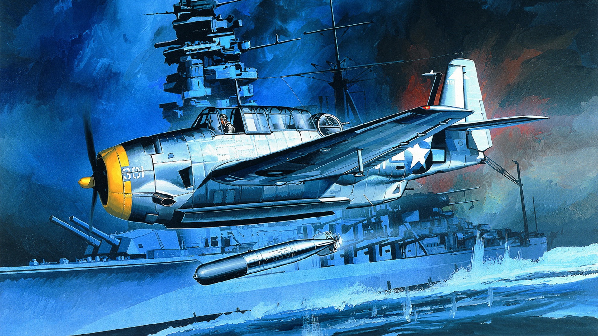 Military Grumman TBF Avenger HD Wallpaper | Background Image