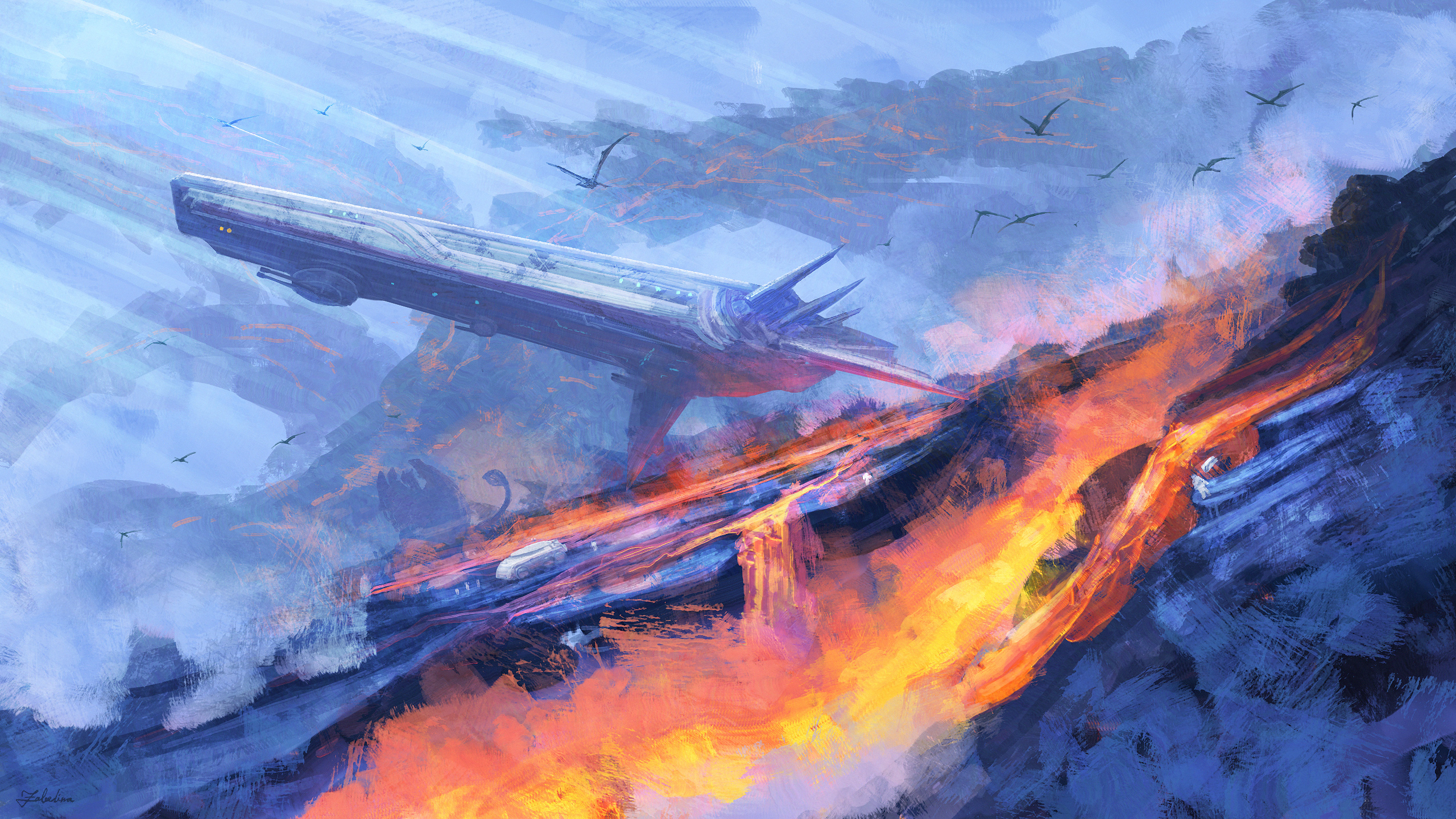 Download Sci Fi Spaceship HD Wallpaper by era7
