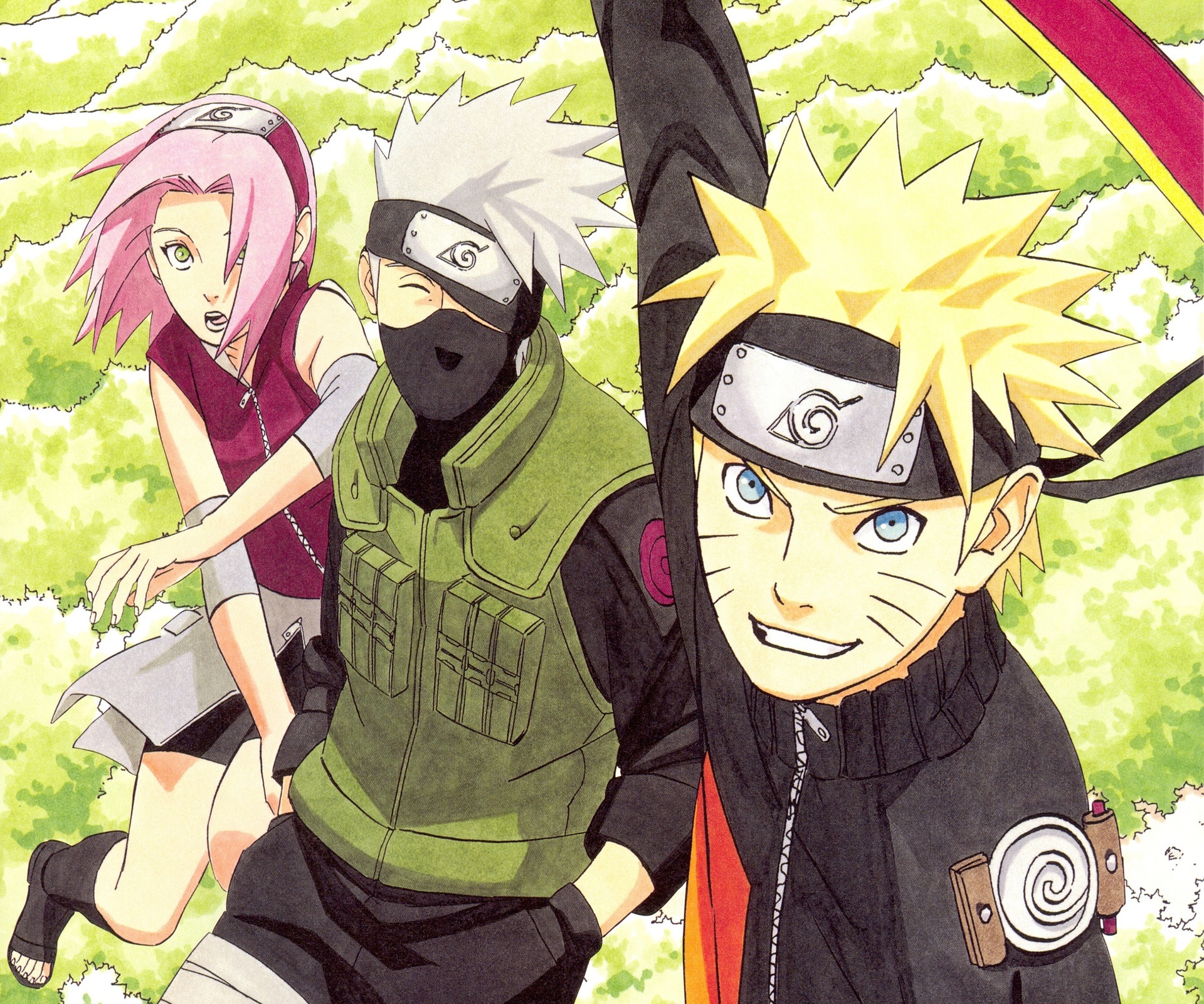 Download Kakashi Hatake Sakura Haruno Naruto Uzumaki Anime Naruto HD  Wallpaper by Masashi Kishimoto