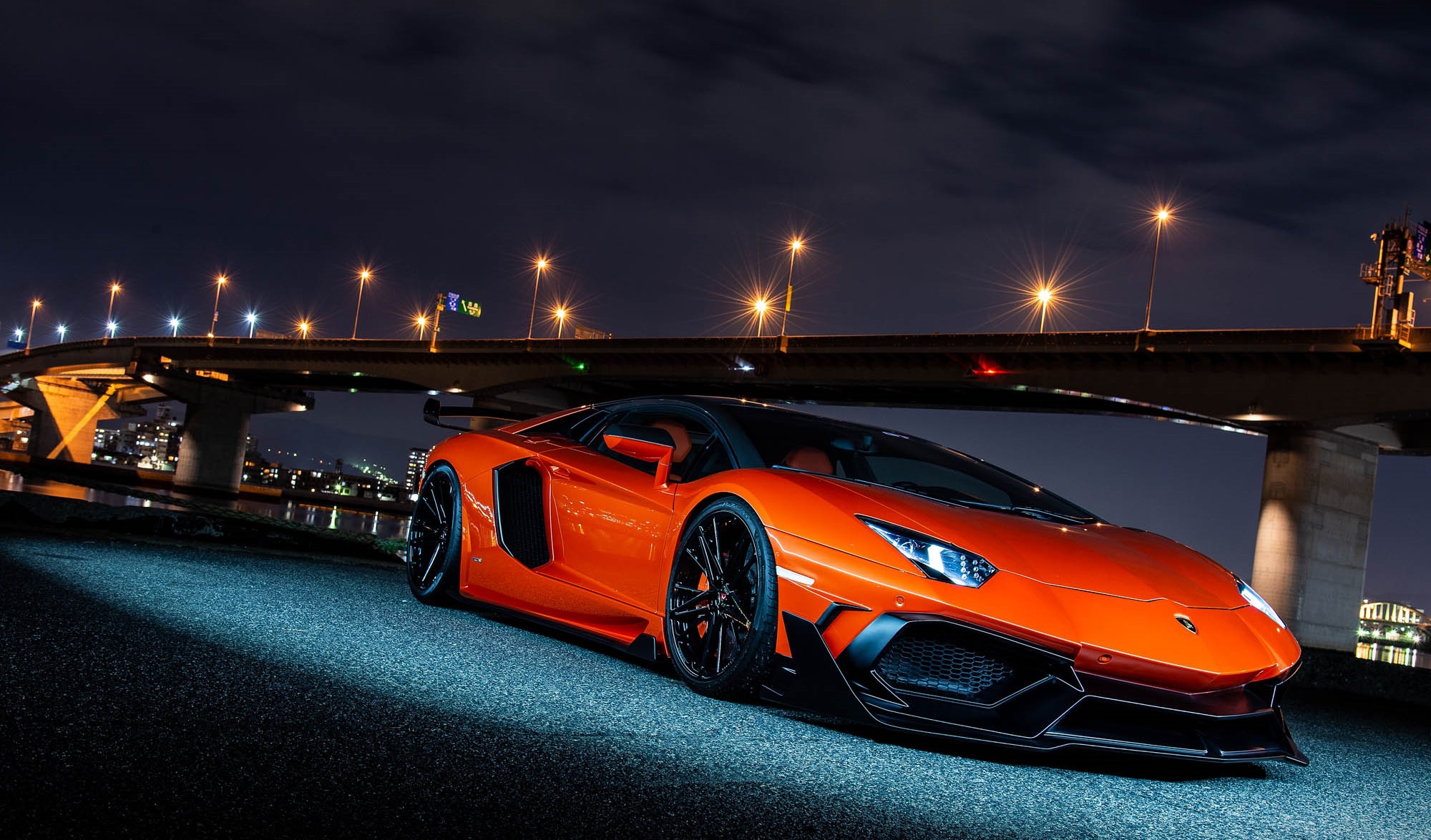 Lamborghini, Orange, Aventador, lp700-4