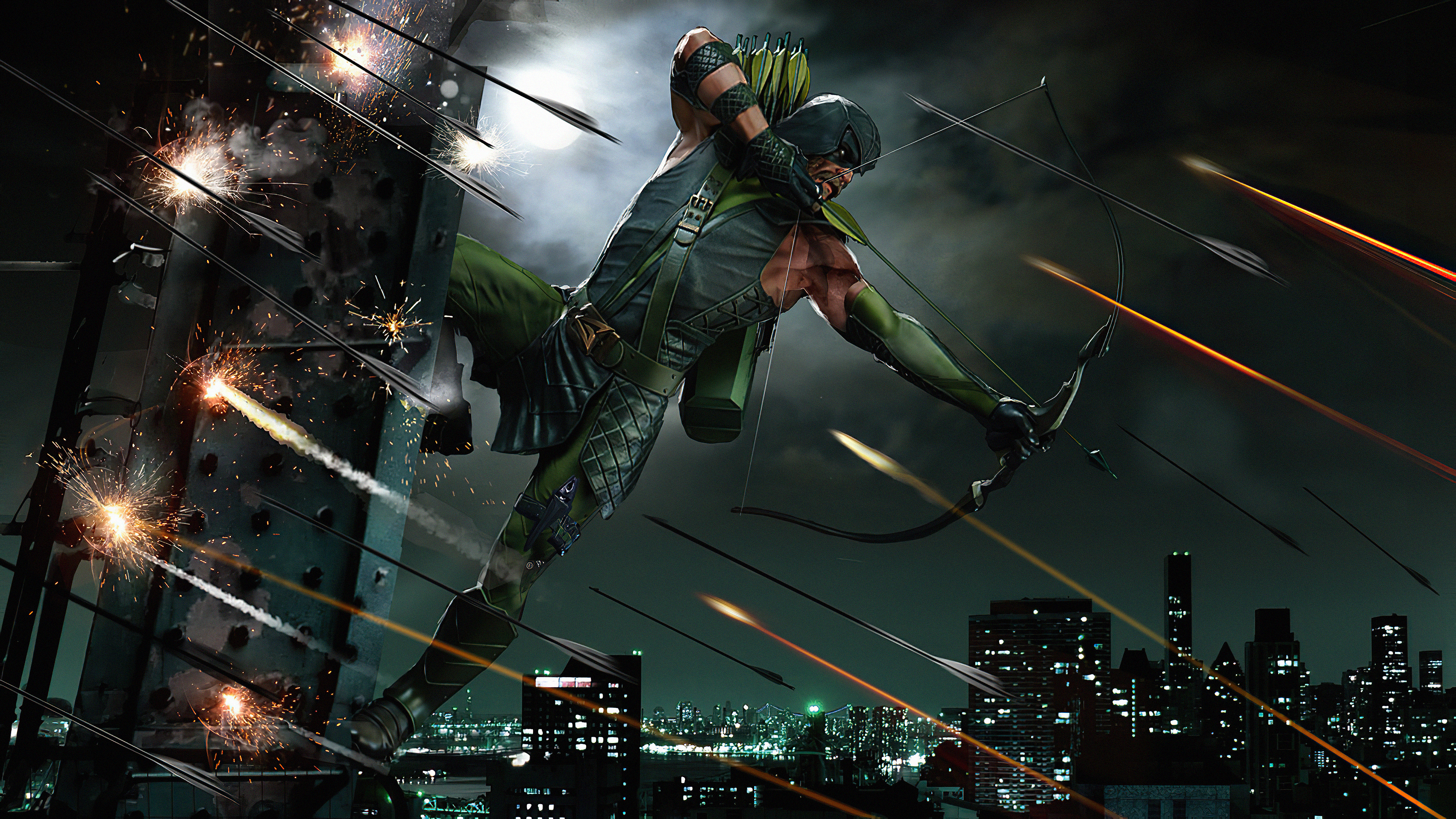 Comics Green Arrow 4k Ultra HD Wallpaper by uncannyknack