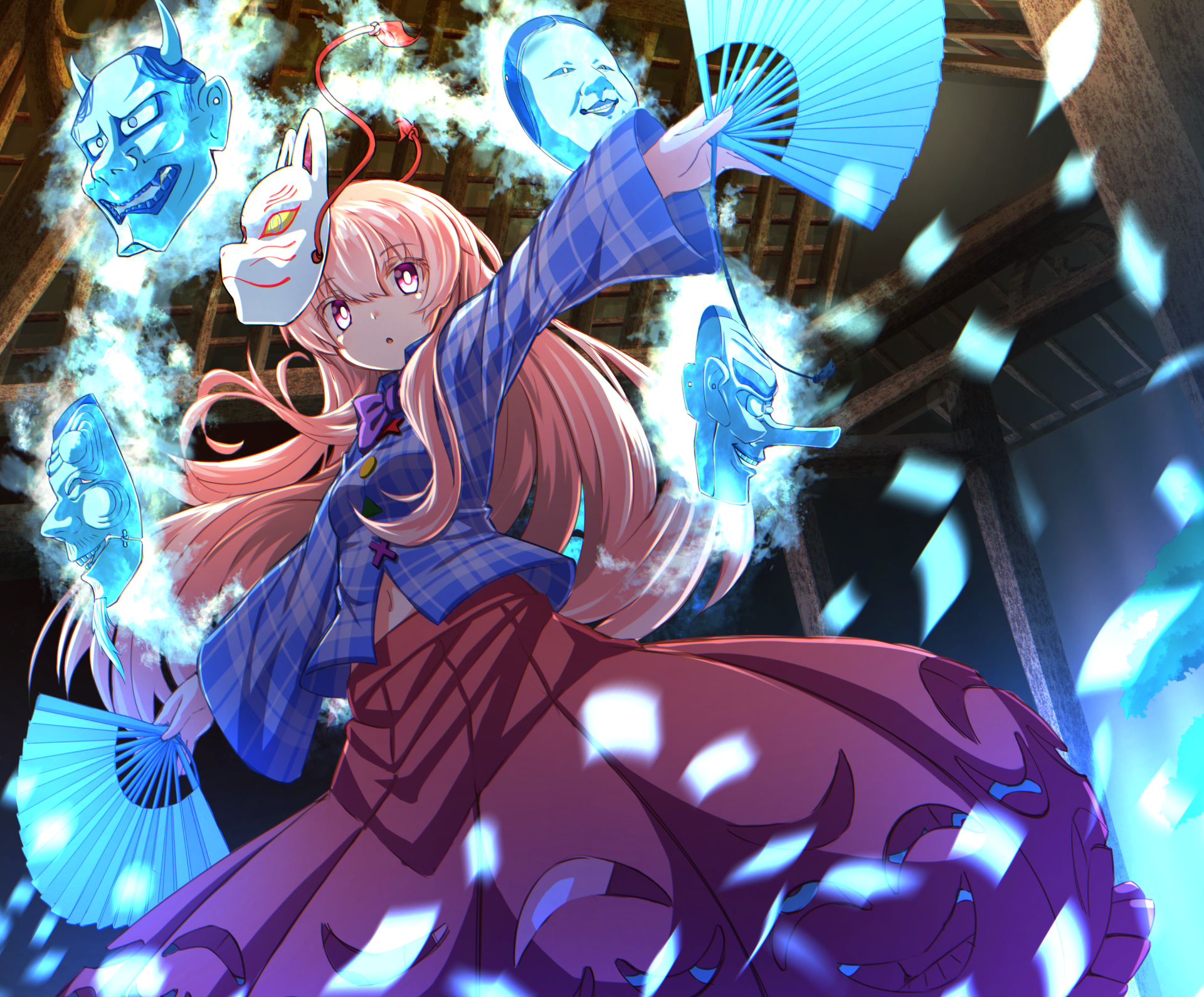 Download Hata No Kokoro Anime Touhou HD Wallpaper by そーげんしんかんへい