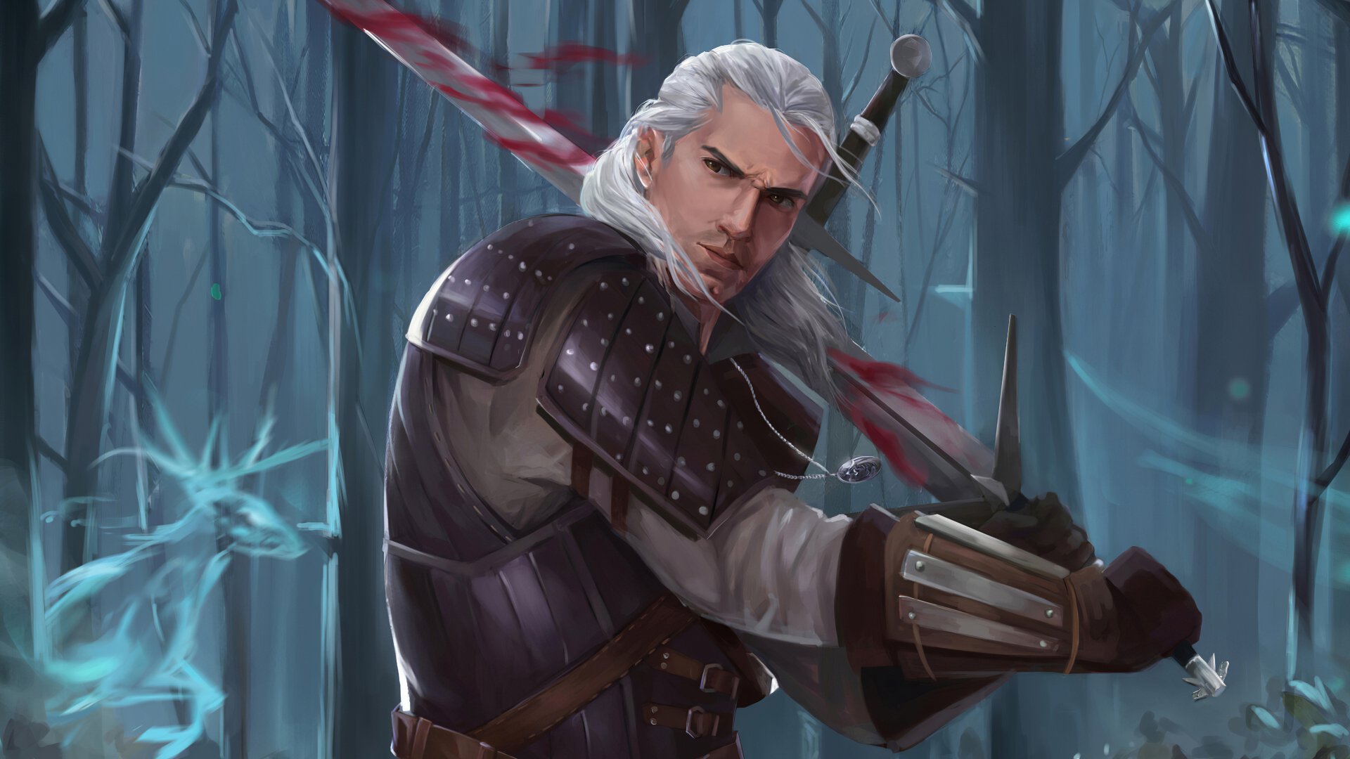 Download Warrior Sword Geralt Of Rivia Henry Cavill TV Show The Witcher 4k Ultra HD Wallpaper by Saifuddin Dayana