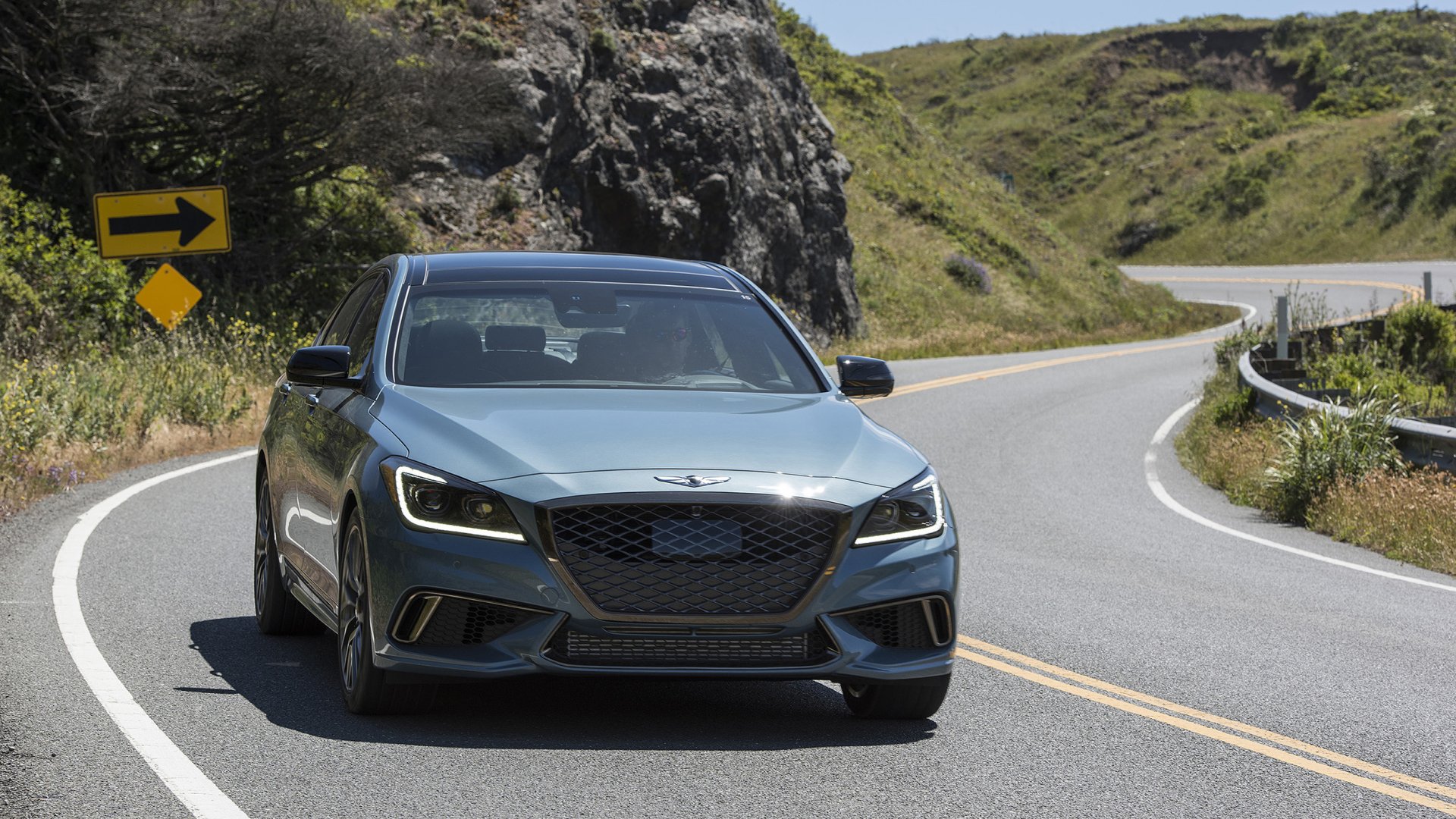 Download Car Genesis Motor Vehicle Genesis G80 HD Wallpaper