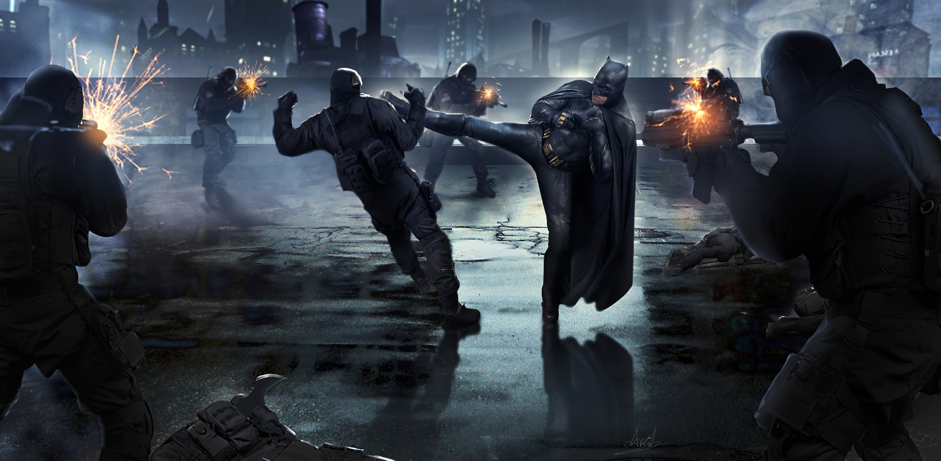 Download DC Comics Comic Batman HD Wallpaper by Ahmed Akib