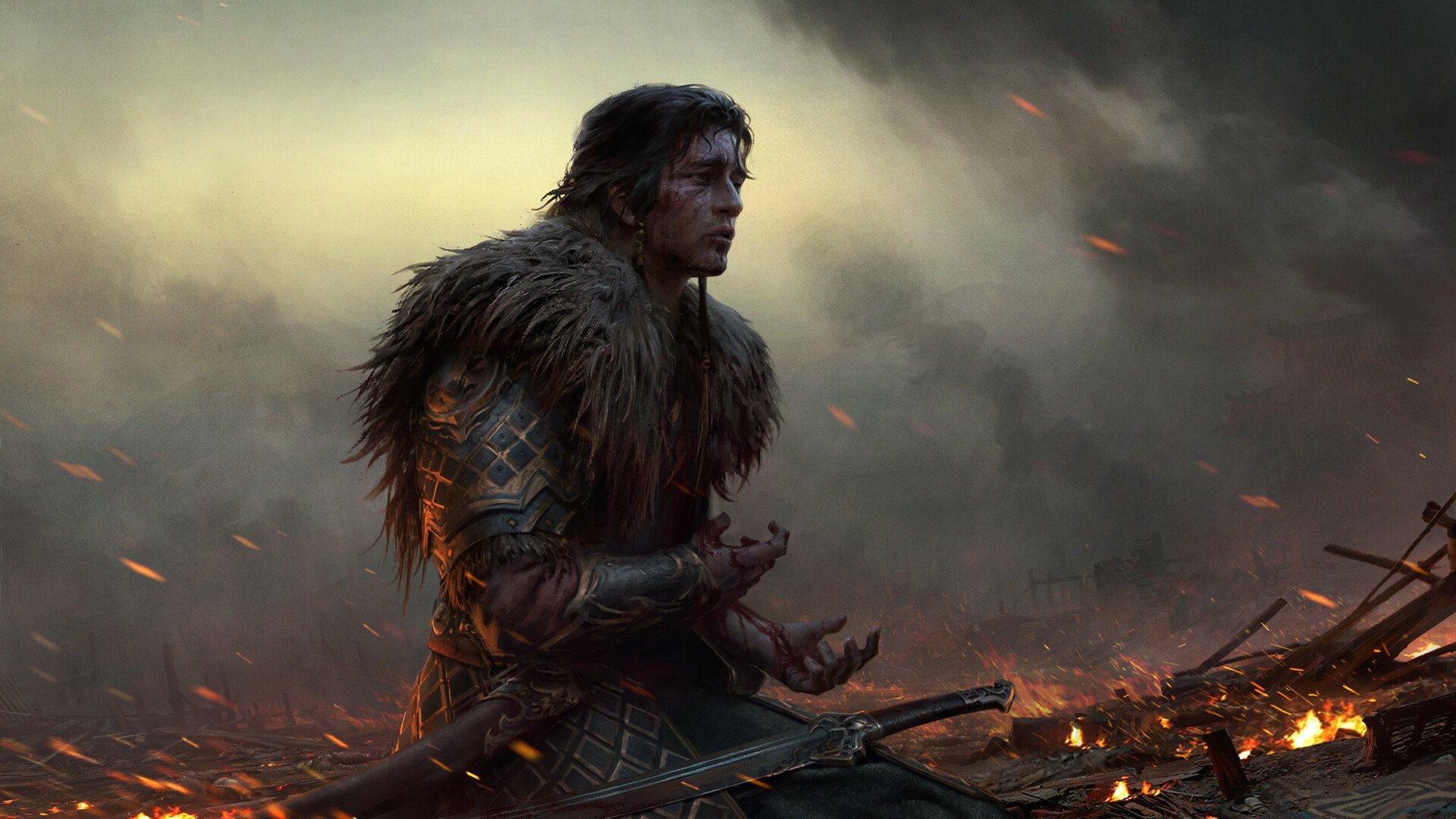 Download Sword Fantasy Warrior Fantasy Warrior HD Wallpaper by Sean Vo