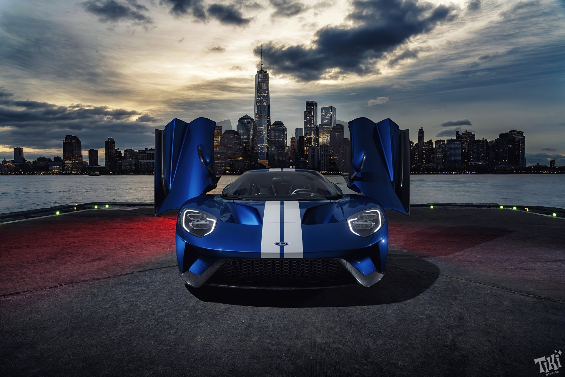 Download Supercar Car Ford City Vehicle Ford GT 4k Ultra HD Wallpaper ...