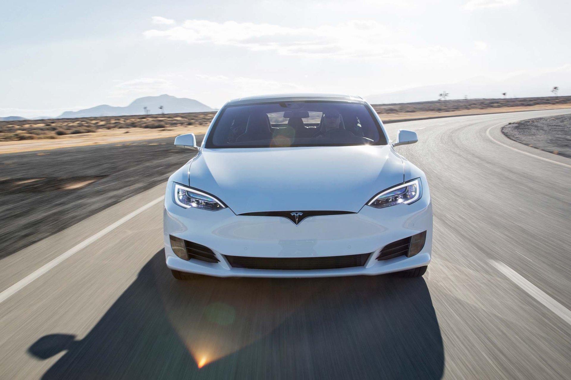 Download White Car Car Tesla Motors Vehicle Tesla Model S HD Wallpaper