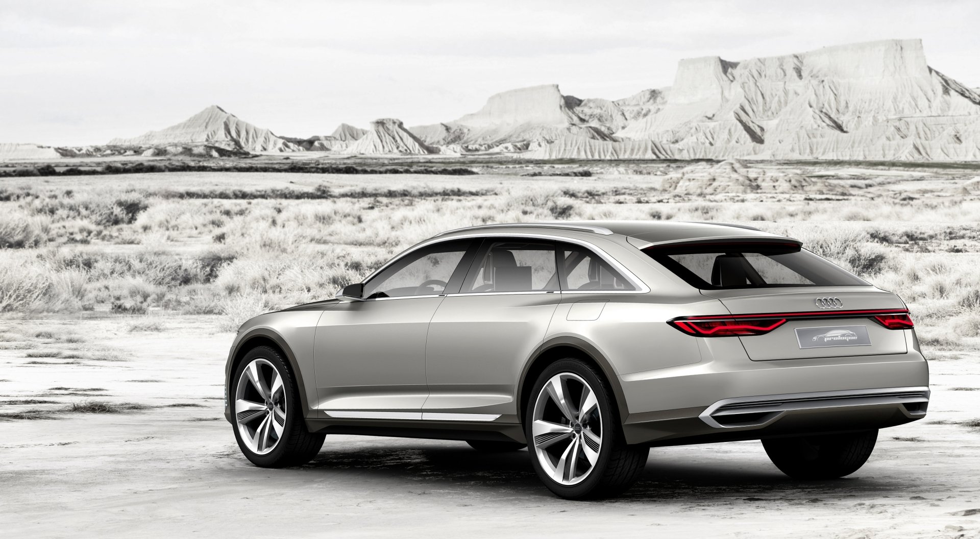 Download Car Silver Car Compact Car Audi Concept Car Vehicle Audi Prologue 4k Ultra HD Wallpaper