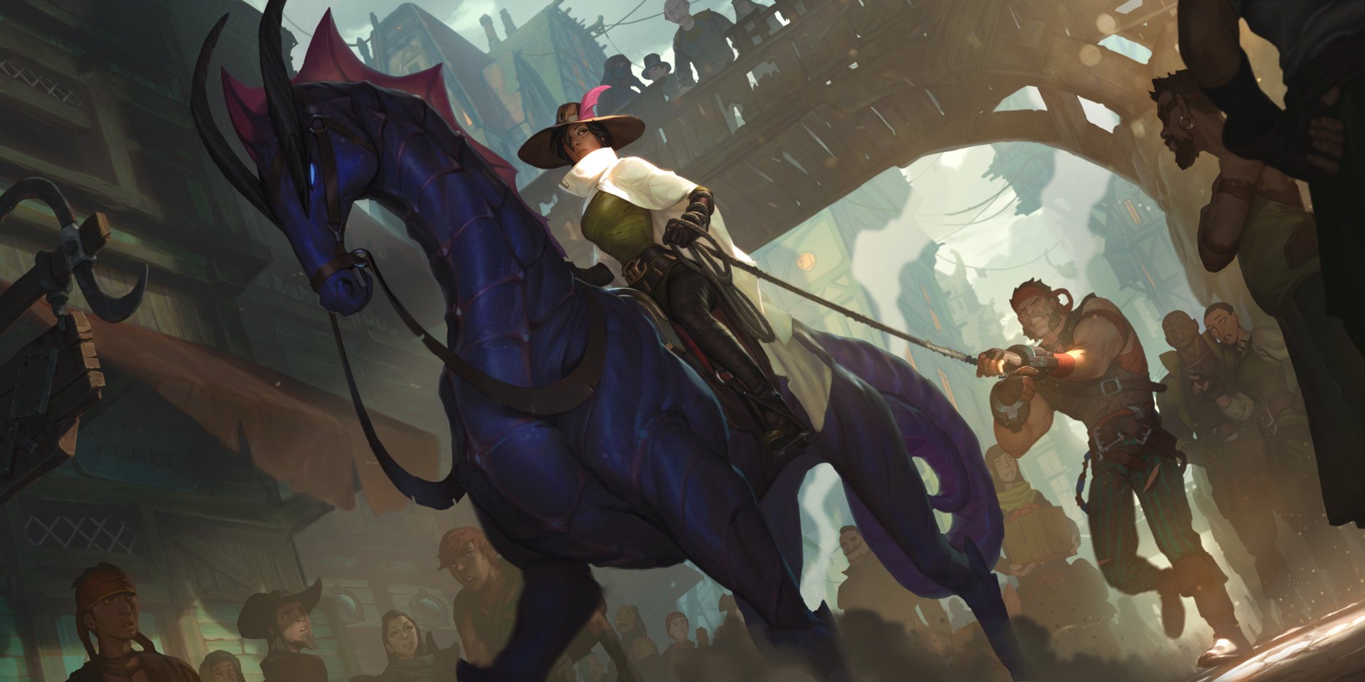 Download Bilgewater (League Of Legends) Video Game Legends Of Runeterra HD Wallpaper by Claudiu-Antoniu Magherusan