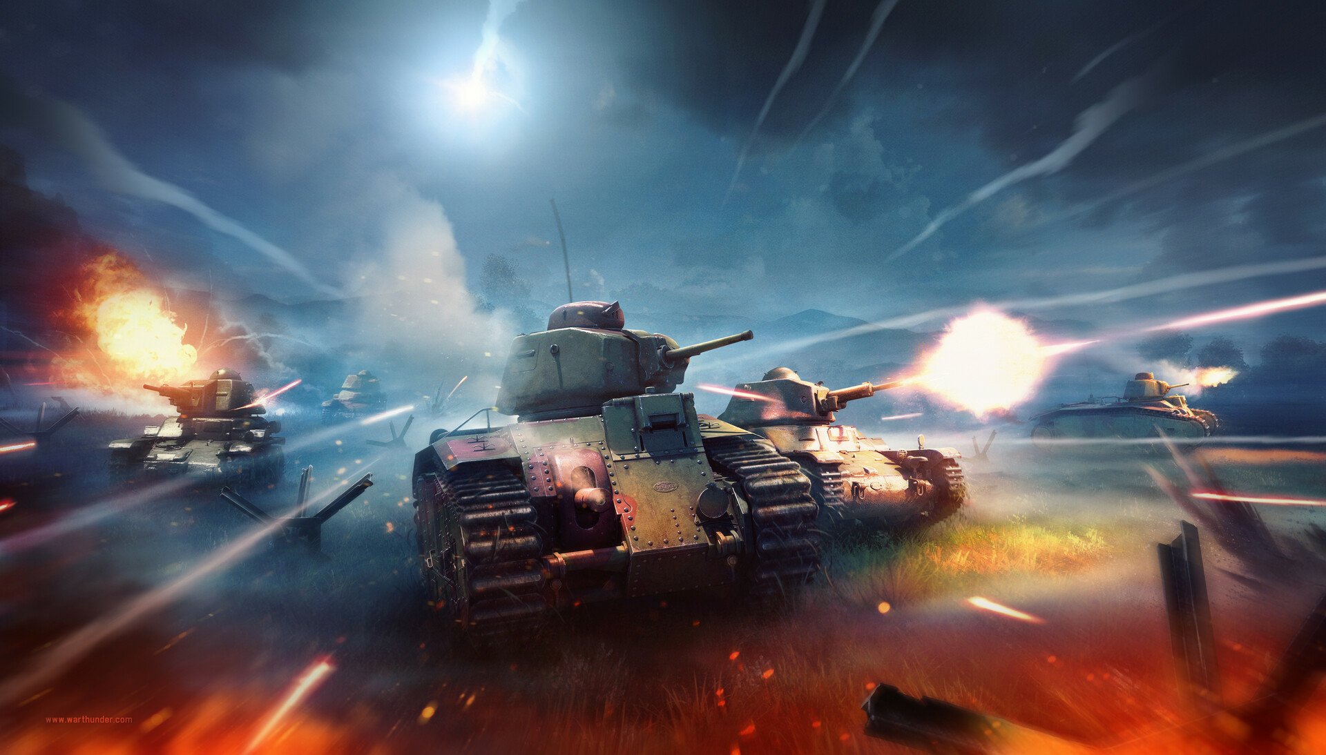 Download Tank Video Game War Thunder HD Wallpaper by Maxim Timofeev