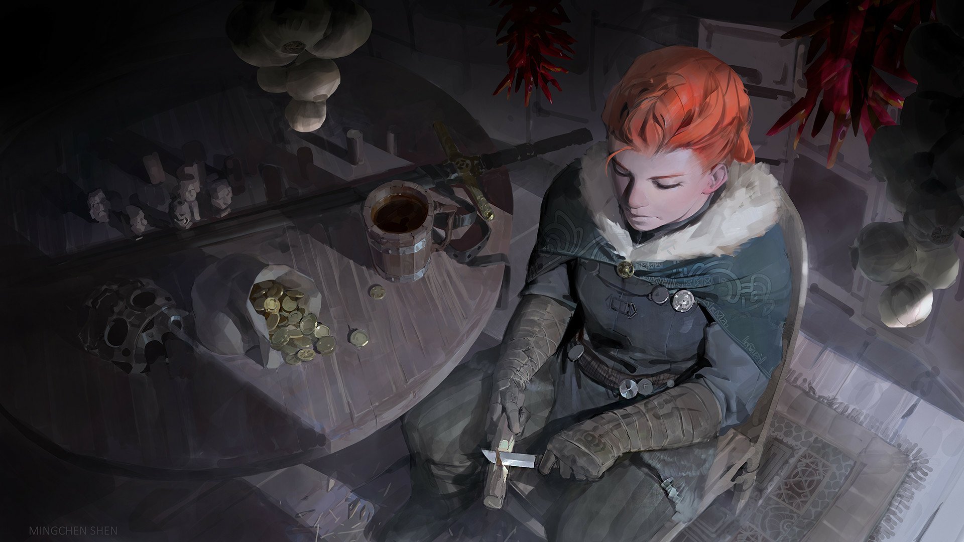 Download Fantasy Woman HD Wallpaper by Mingchen Shen