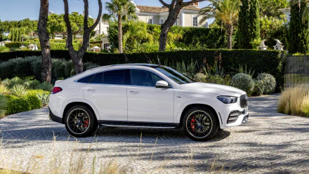 white car car SUV Mercedes-Benz vehicle Mercedes-AMG GLE 53 HD Desktop Wallpaper | Background Image