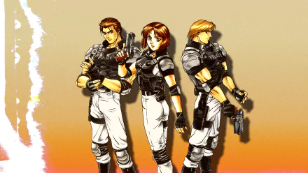  Virtua Cop 2 All Main Characters