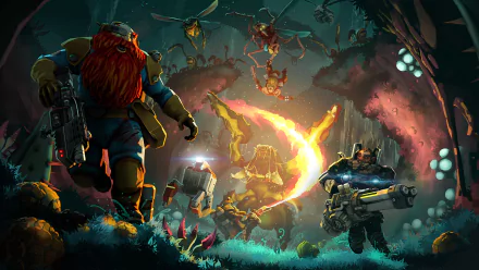 video game Deep Rock Galactic HD Desktop Wallpaper | Background Image