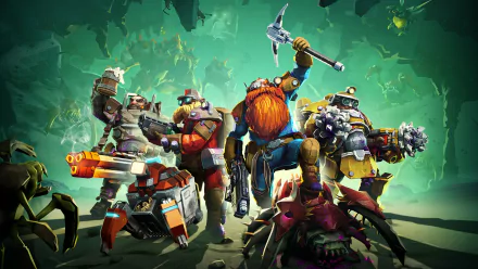video game Deep Rock Galactic HD Desktop Wallpaper | Background Image