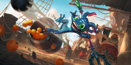 Bilgewater (League of Legends) Fizz (League Of Legends) video game Legends of Runeterra HD Desktop Wallpaper | Background Image